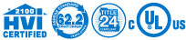 certifications: 2100 HVI, ASHRAE 62.2, Title 24, cULus